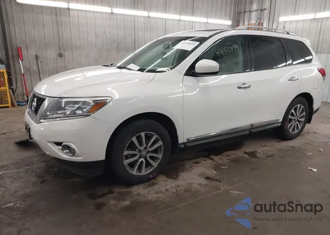 2013 Nissan Pathfinder Sl from USA, damaged, VIN 5N1AR2MMXDC656015